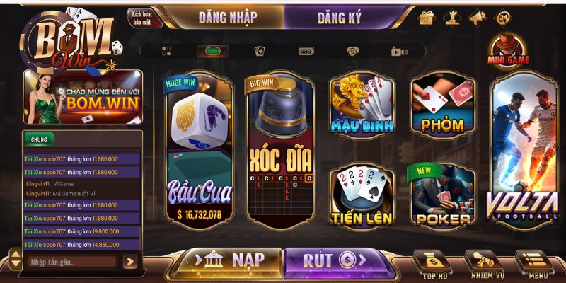 Giải trí với kho game casino đa dạng, phong phú